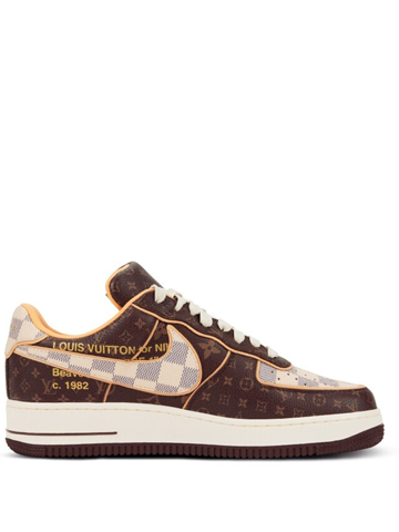 Louis Vuitton X Nike Air Force 1 Low Brown