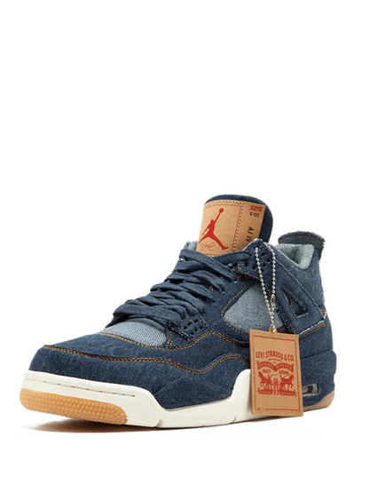 Jordan Retro 4 X LEVIS DENIM BLUE