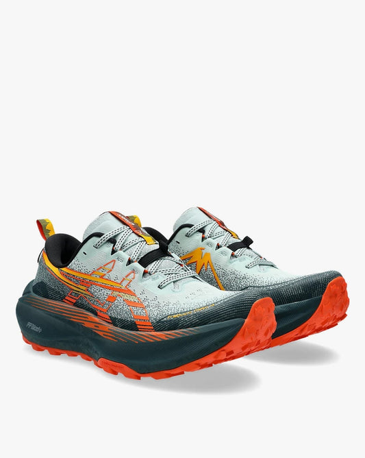 Asicss Trabuco Max 4 Trail Cold Moss Nova Orange 1094