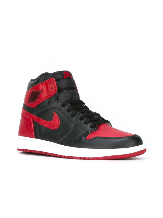 Jordan Retro 1 High Banned Bred toe semi ua