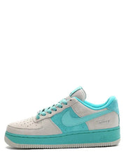 airforce 1 x tiffany grey blue with og box bottel packing laces