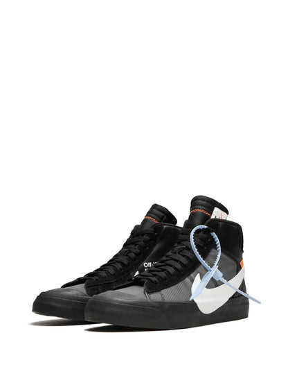 nike blazer mid x off white BLACK