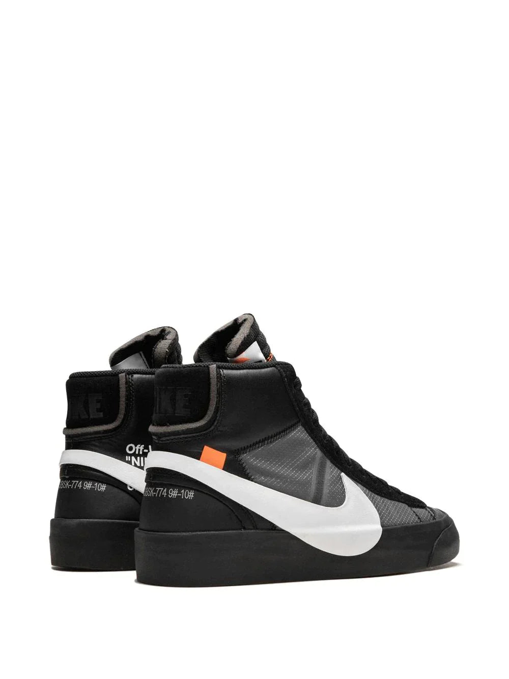 nike blazer mid x off white BLACK