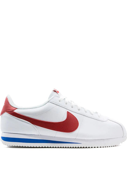 nike cortez white red