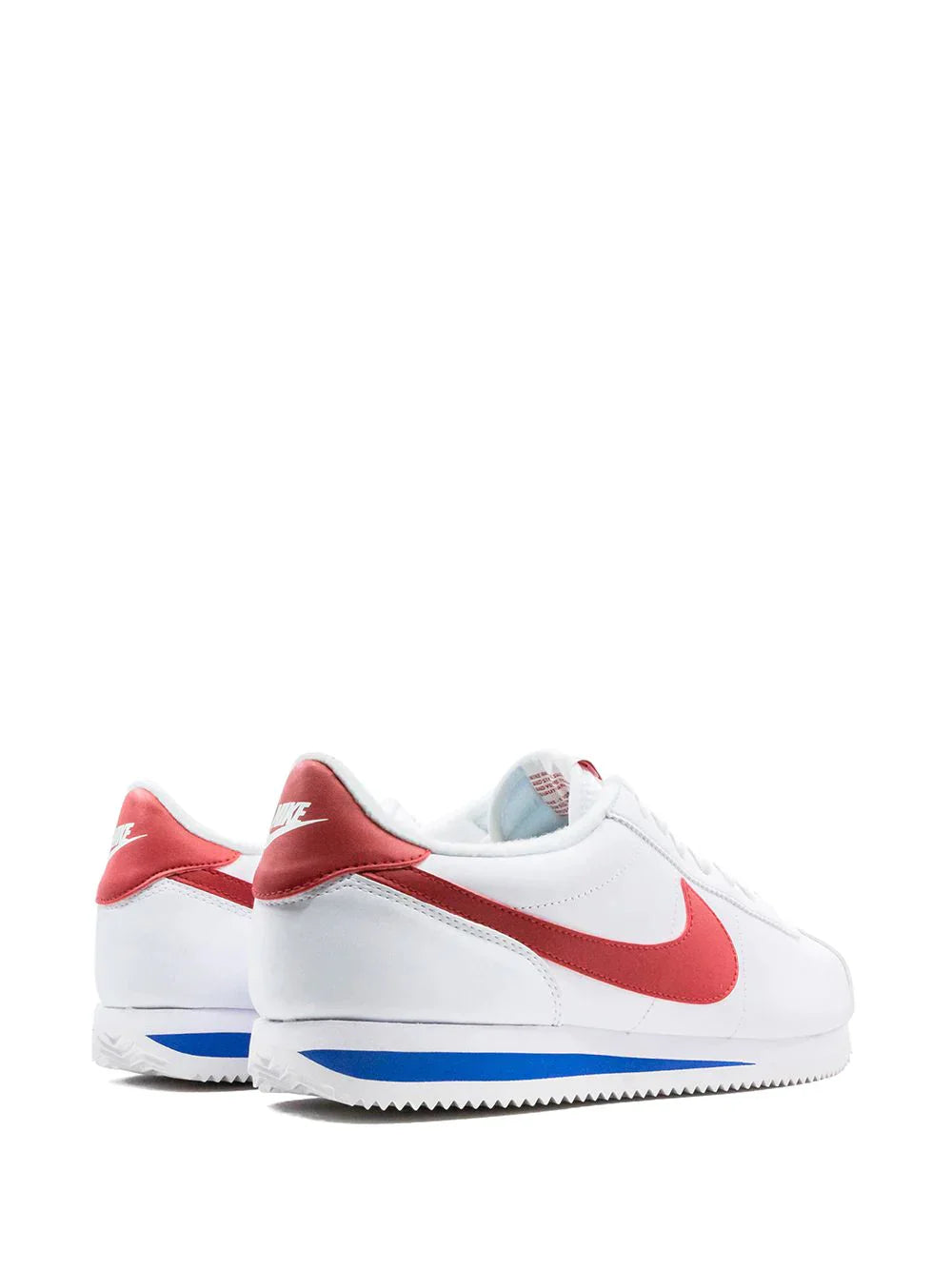 nike cortez white red