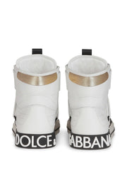 Dolce Gabbana D G Men Calfskin 2 Zero Custom High Top Sneakers