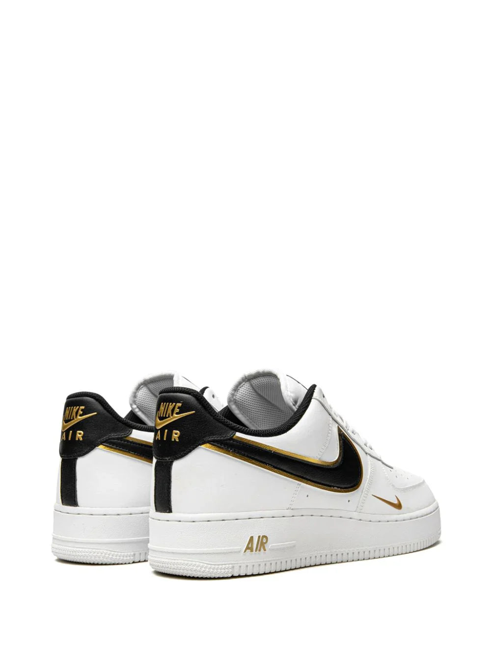 airforce 1 white gold mini swoosh