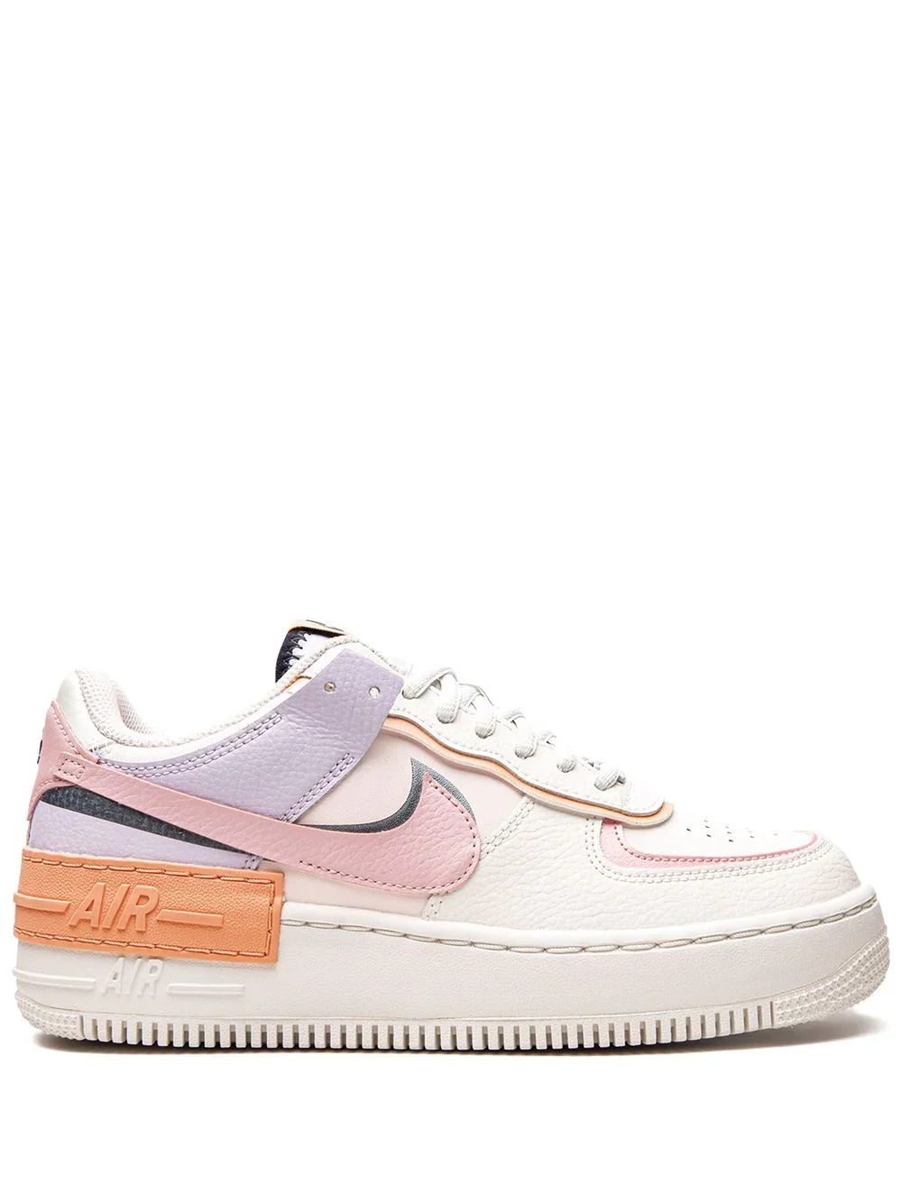 Nike Air force shadow pastel pink white