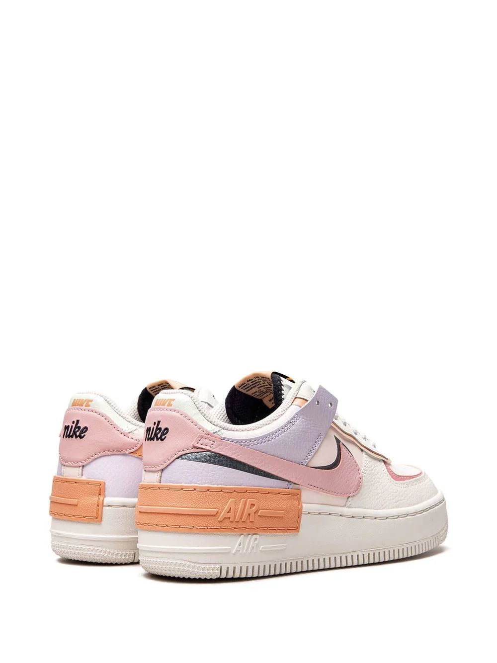 Nike Air force shadow pastel pink white