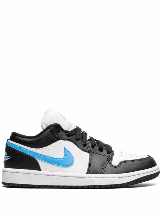 jordan retro 1 low BLACK UNIVERSITY BLUE