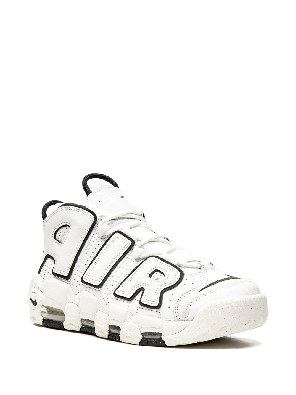 Nike Air more uptempo white on white