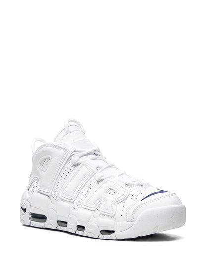 Nike Air more uptempo white on white