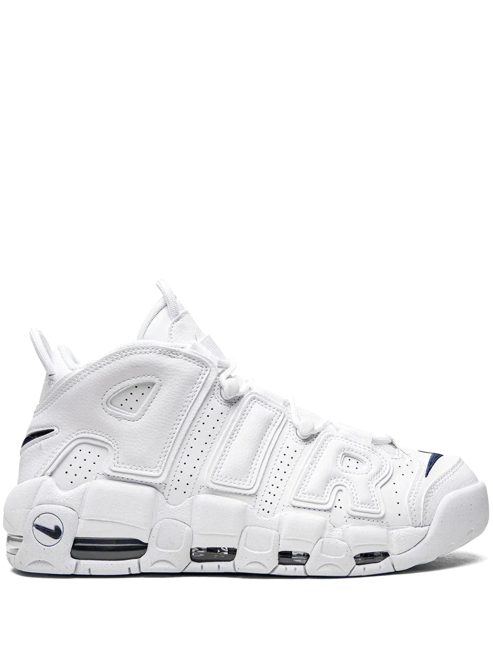 Nike Air more uptempo white on white