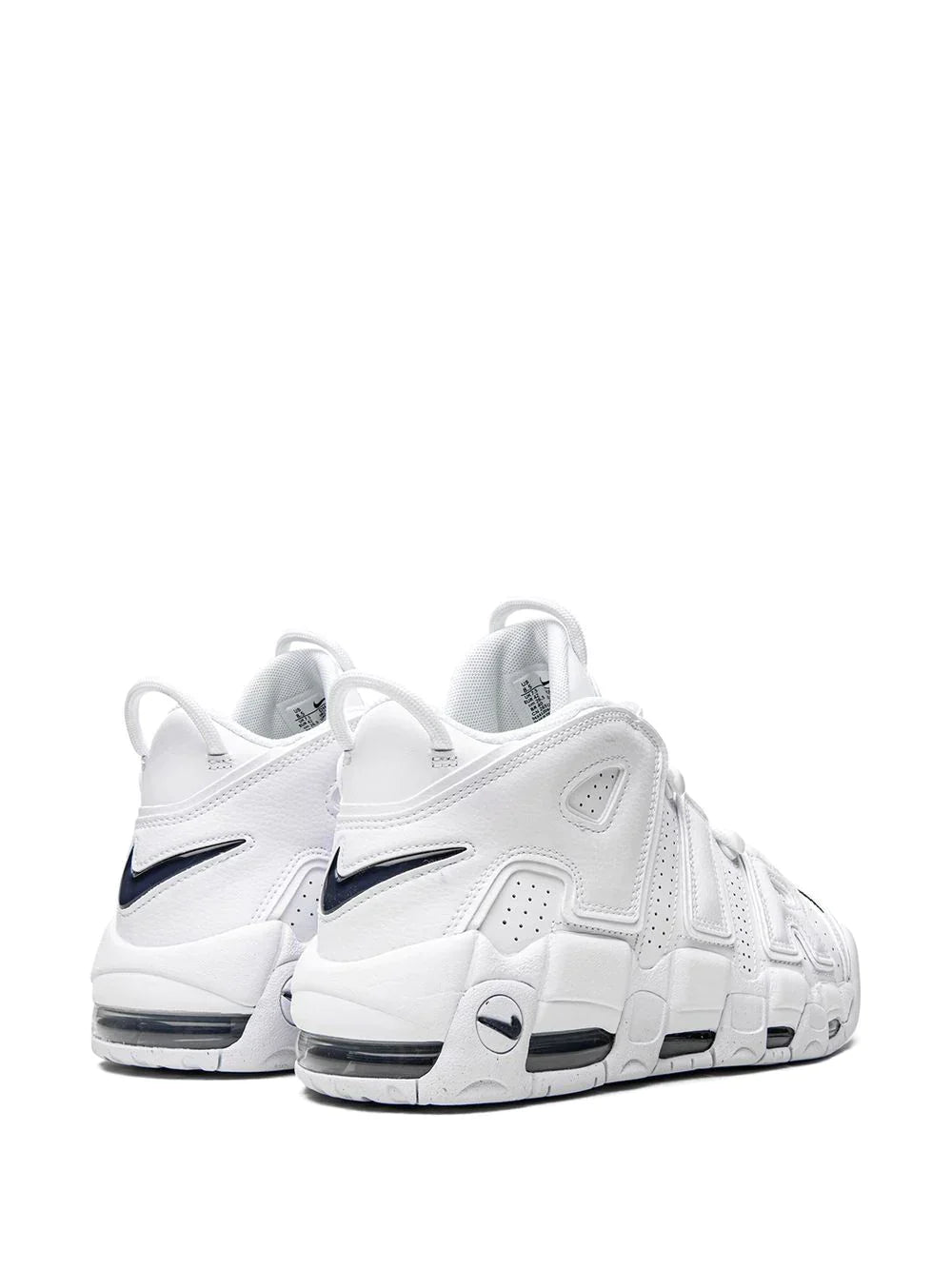 Nike Air more uptempo white on white