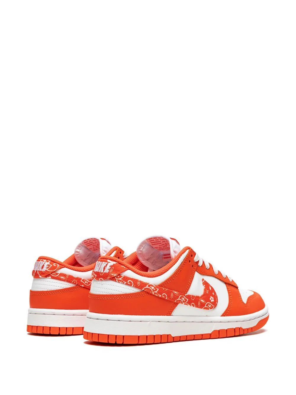 Nike sb dunk low paisley orange for her