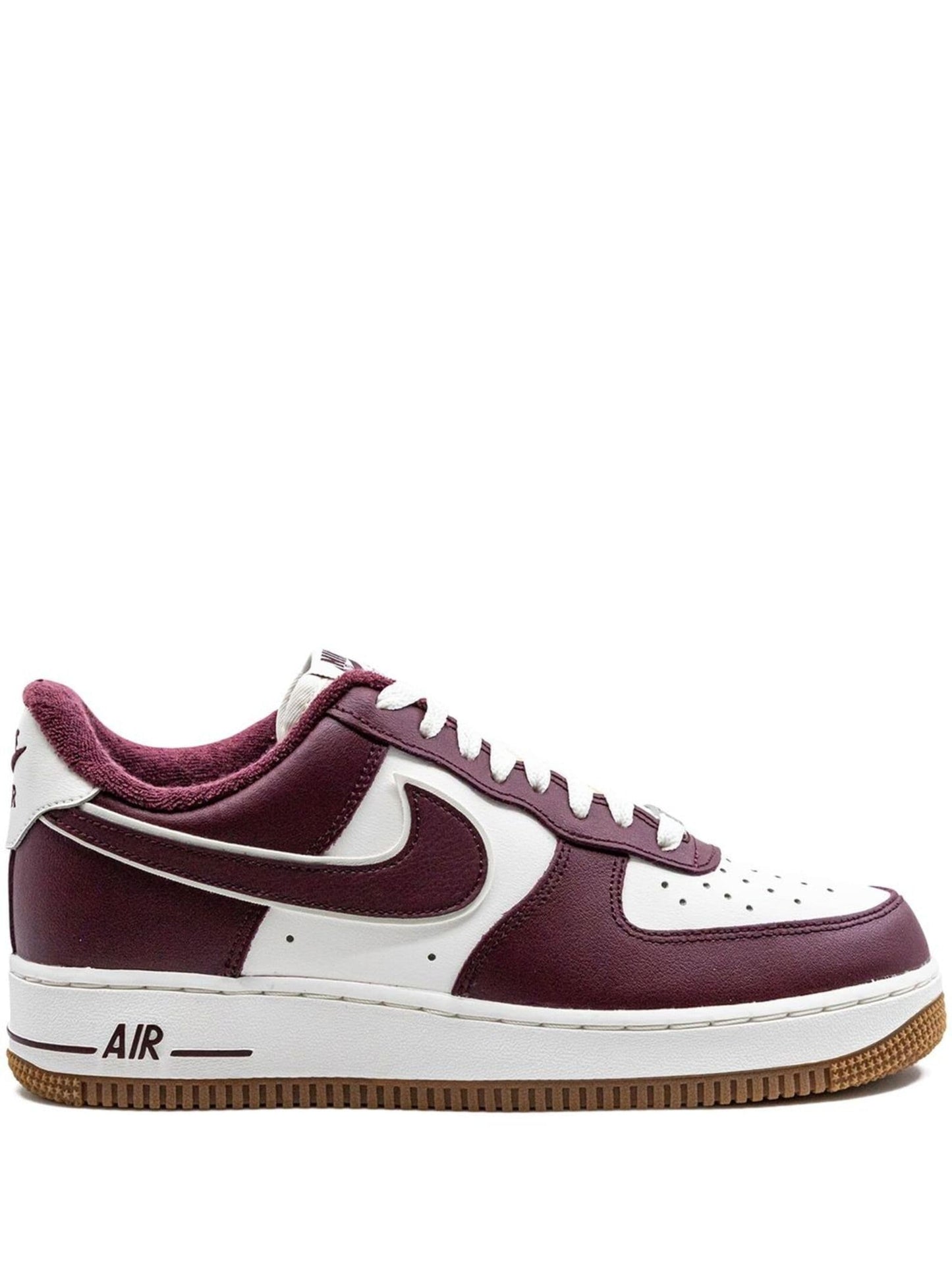 airforce 1 low college pack night maroon