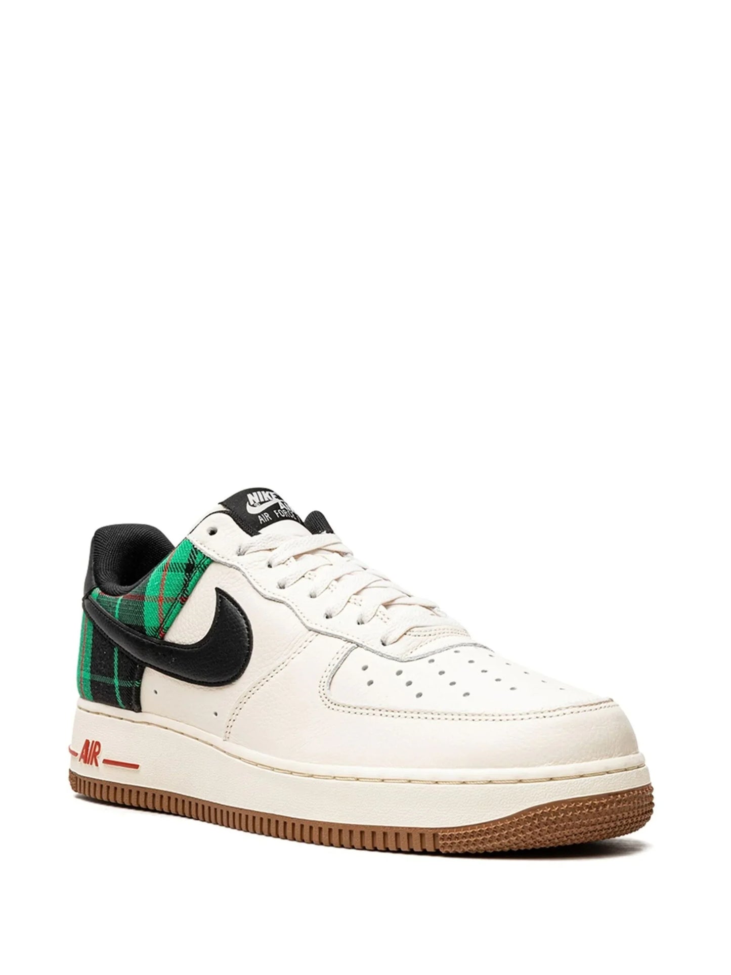 NIKE AIR FORCE 1 07 PLAID STADIUM GREEN