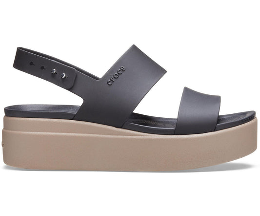 Crocss Womens Brooklyn Low Wedge Sandals