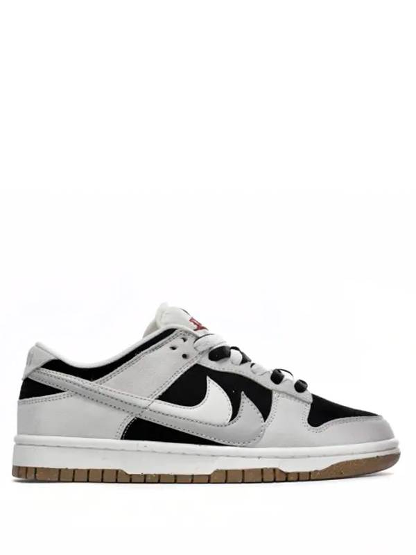 nike sb dunk Low 85 double swoosh black grey