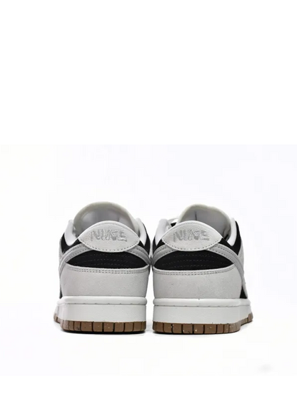 nike sb dunk Low 85 double swoosh black grey