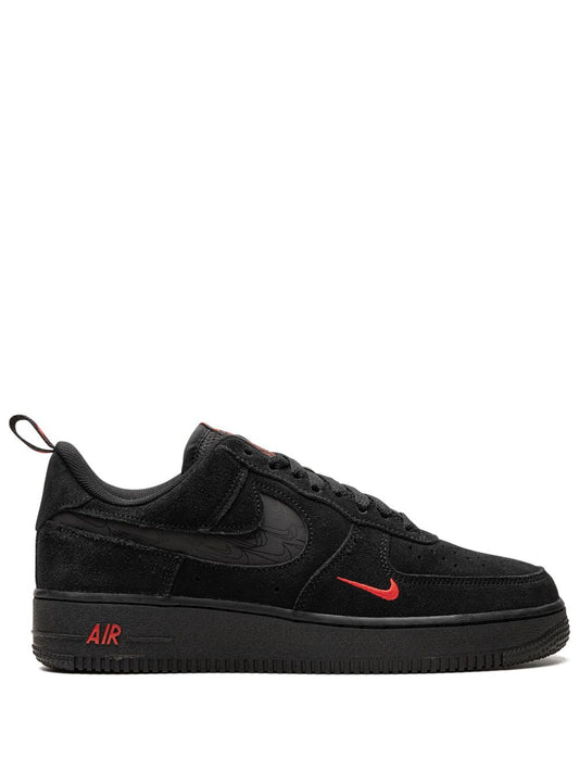 nikee Airforce 1 Multi Swoosh Black Crimson