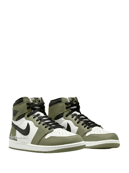 NIKE AIR JORDAN 1 HIGH MEDIUM OLIVE SEMI UA