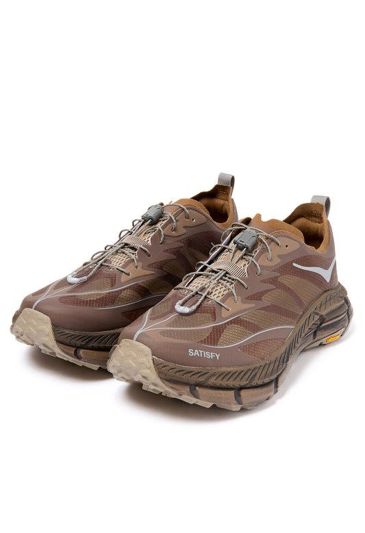 Hoka X Satisfy Mafate Speed 4 Light Rubber Brown 277