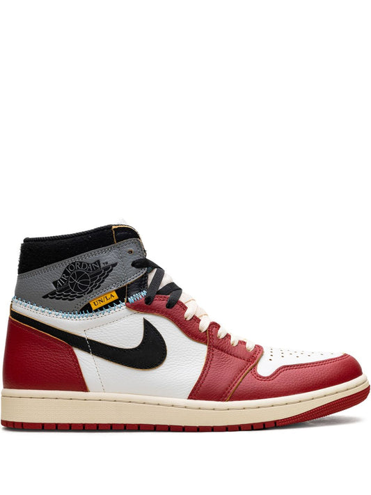 nikee air jordan 1 high x union la chicago red semi ua