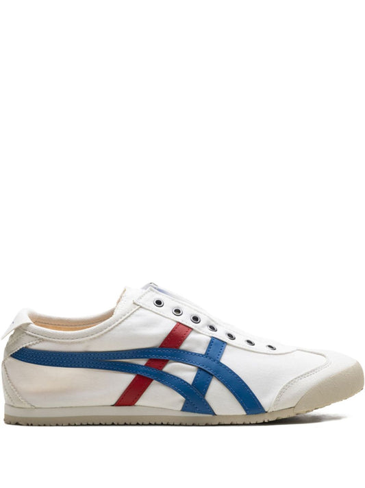Onitsukaa Tiger Mexico 66 Slip On White Blue Red
