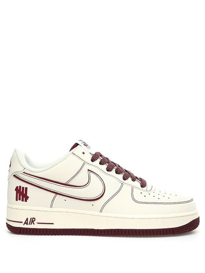 Nikee Airforce Undefeated Cream Maroon