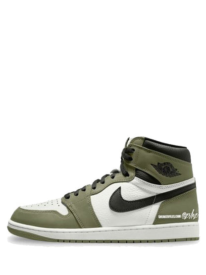 NIKE AIR JORDAN 1 HIGH MEDIUM OLIVE SEMI UA