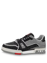 LOUISS VUITTION TRAINER CRYSTAL BLACK RED