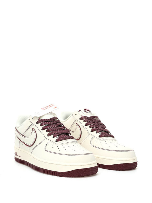 Nikee Airforce Undefeated Cream Maroon