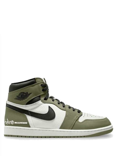 NIKE AIR JORDAN 1 HIGH MEDIUM OLIVE SEMI UA