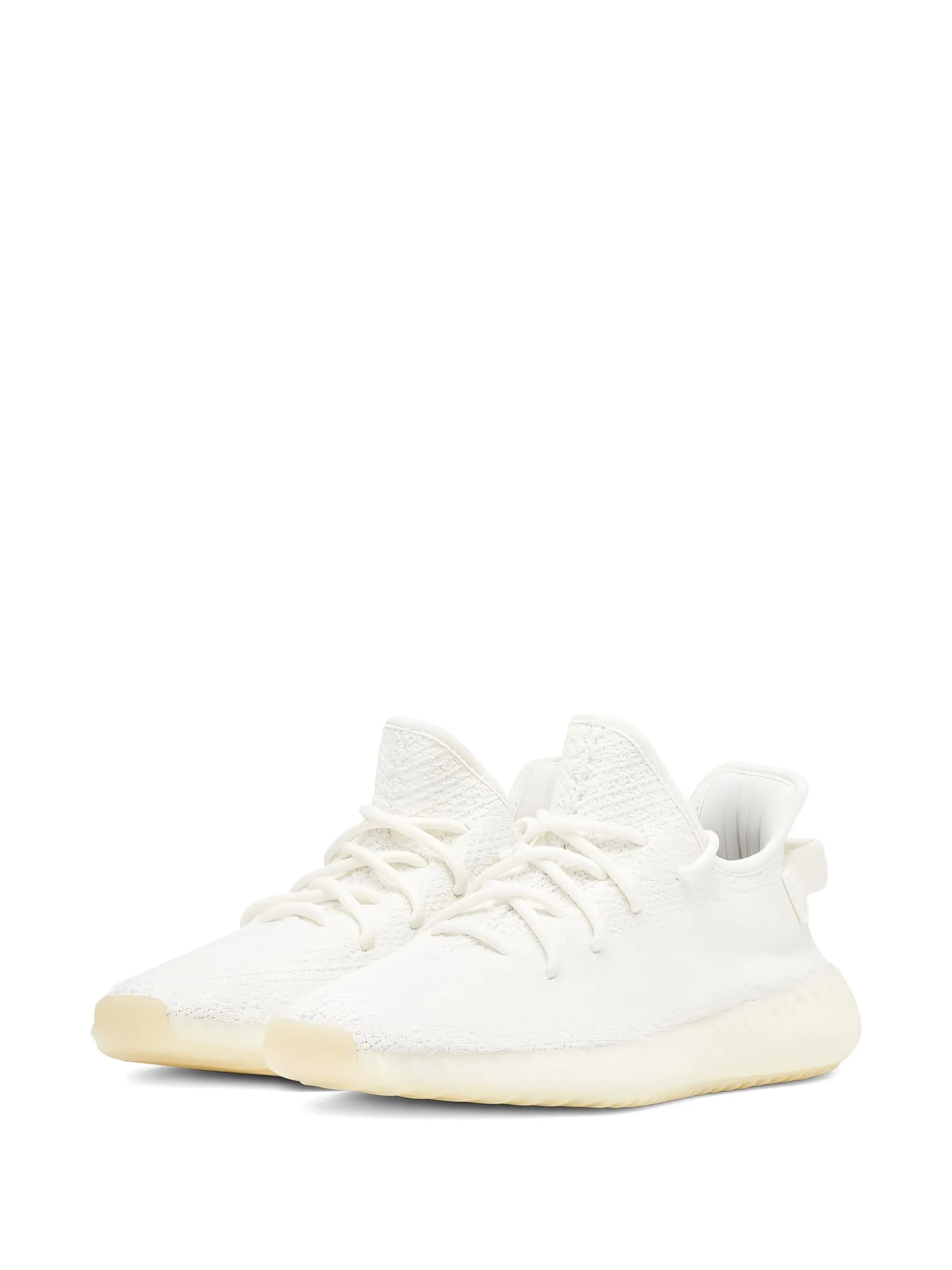 Adidass Yeezy Boost 350 Oreo Triple White Semi UA With Full Accessories - 3