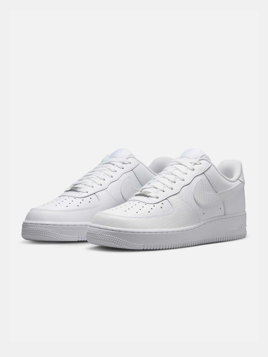 Nikee Airforce 1 White Pure Leather White With dust bag