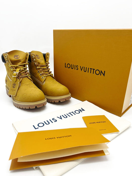 louiss Vuittonn X Timberland Ankle Boots