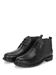 Z 3 Zaraa Goat Black Leather Formal