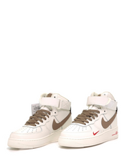 Nik e airForce 1 High Beige Brown