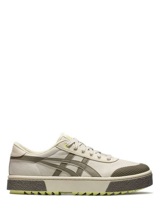 Asicss court trail army green white