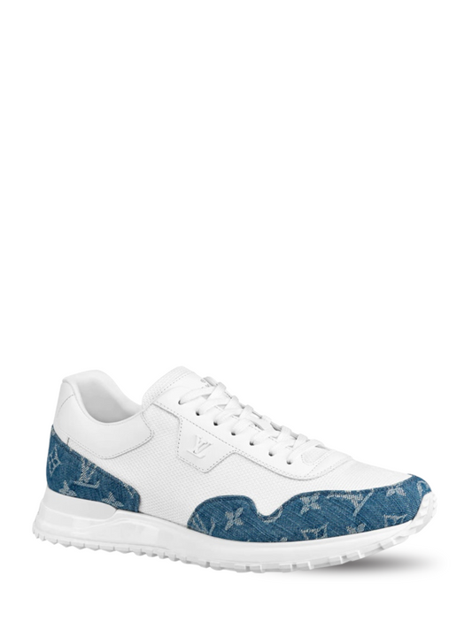 Louis Vuitton LV Runaway Monogram Denim White Blue Fix