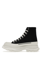 Alexander McQueen Tread Slick High Black White
