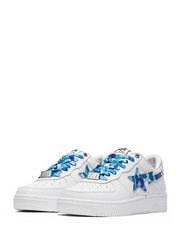A Bathing Ape Bape Sta Low White ABC Camo Blue