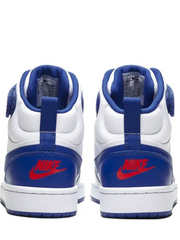 Nikee air Court borough mid 2 white blue