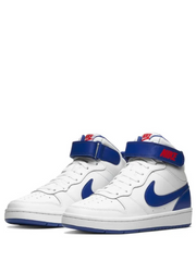 Nikee air Court borough mid 2 white blue