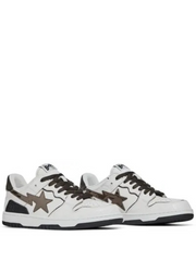 Bathing Ape Bape SK8 Sta White Silver