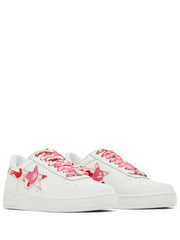 Bathing Ape Bape Sta Low Sneakers white pink