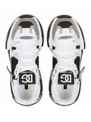 Dolce Gabbana D&G Mixed material Airmaster sneakers Black and White