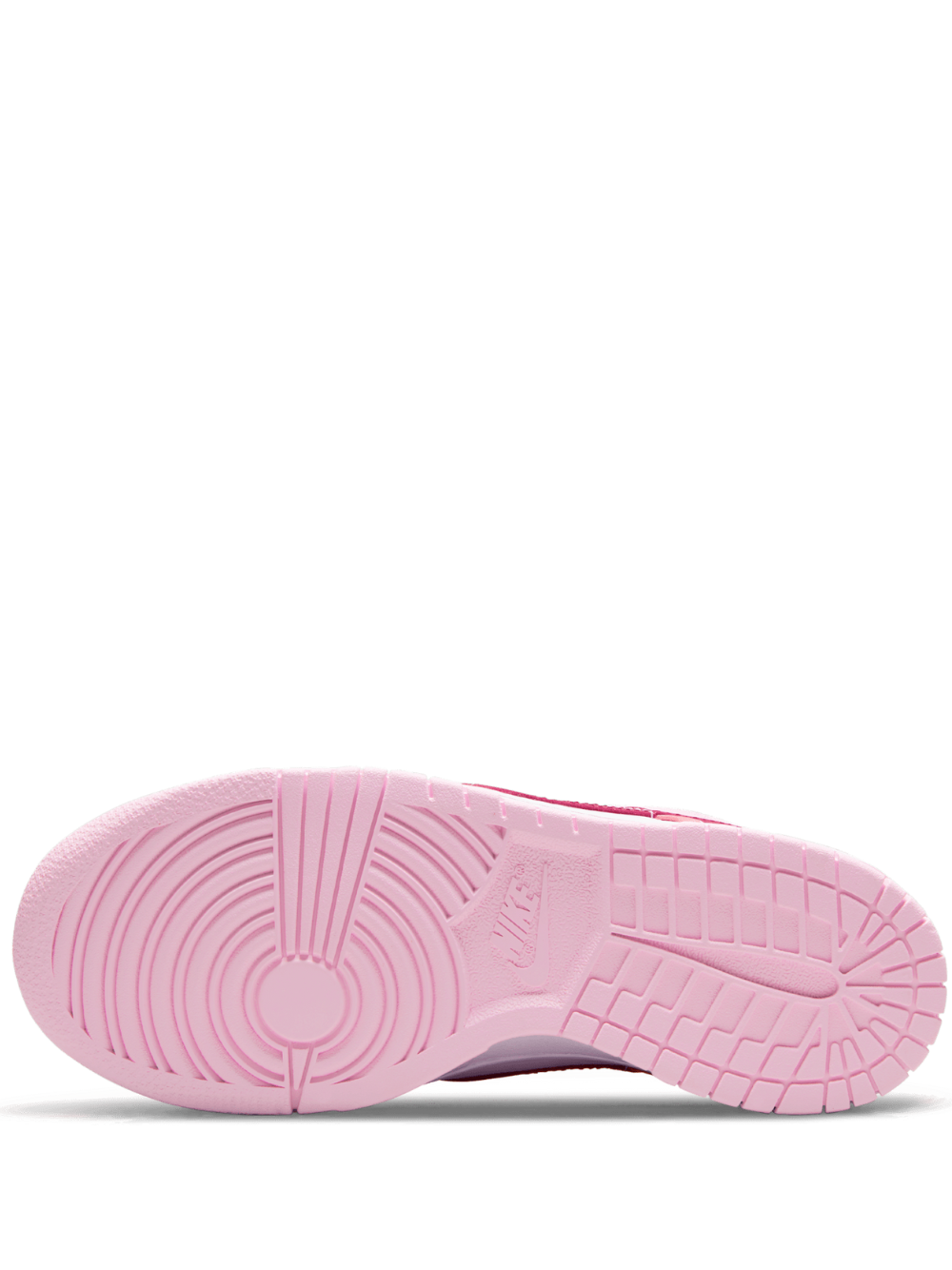 Nikee dunk pink foam red for her