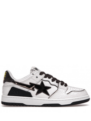 Bathing Ape Bape SK8 Sta White Silver
